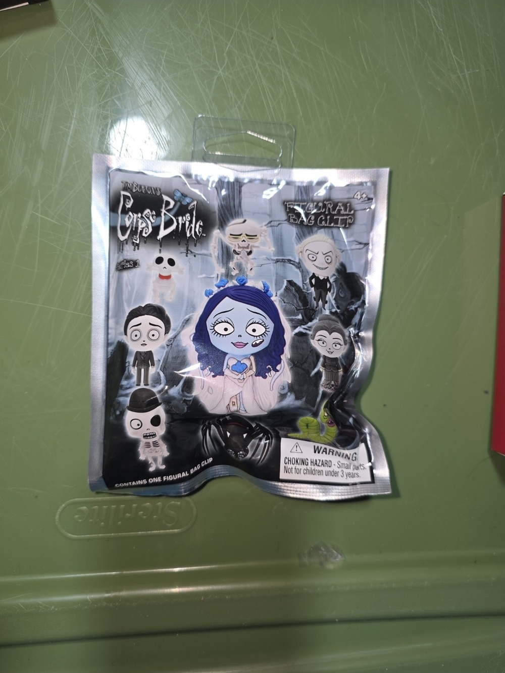 The Beatles' Corpse Bride Blue Figurine Bag Clip - Collectible Kids Toy